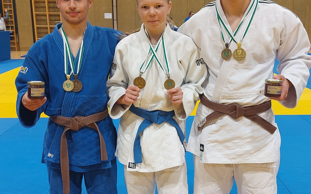 Fünf Feldbacher Judoka holen 8x Edelmetall bei Steirischer Meisterschaft