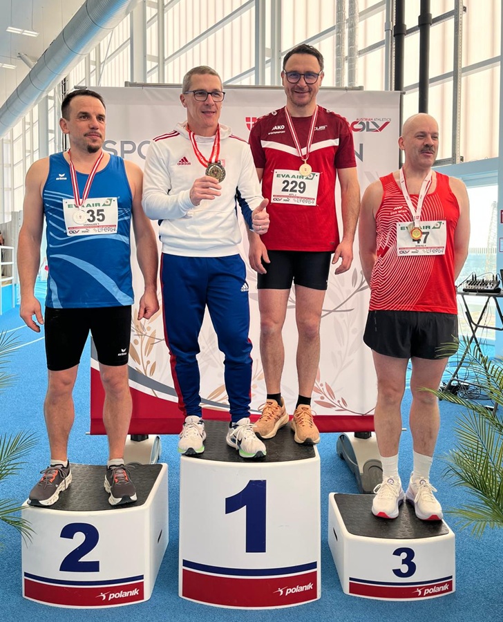 Siegerehrung Werner Glockengießer (2. von rechts)