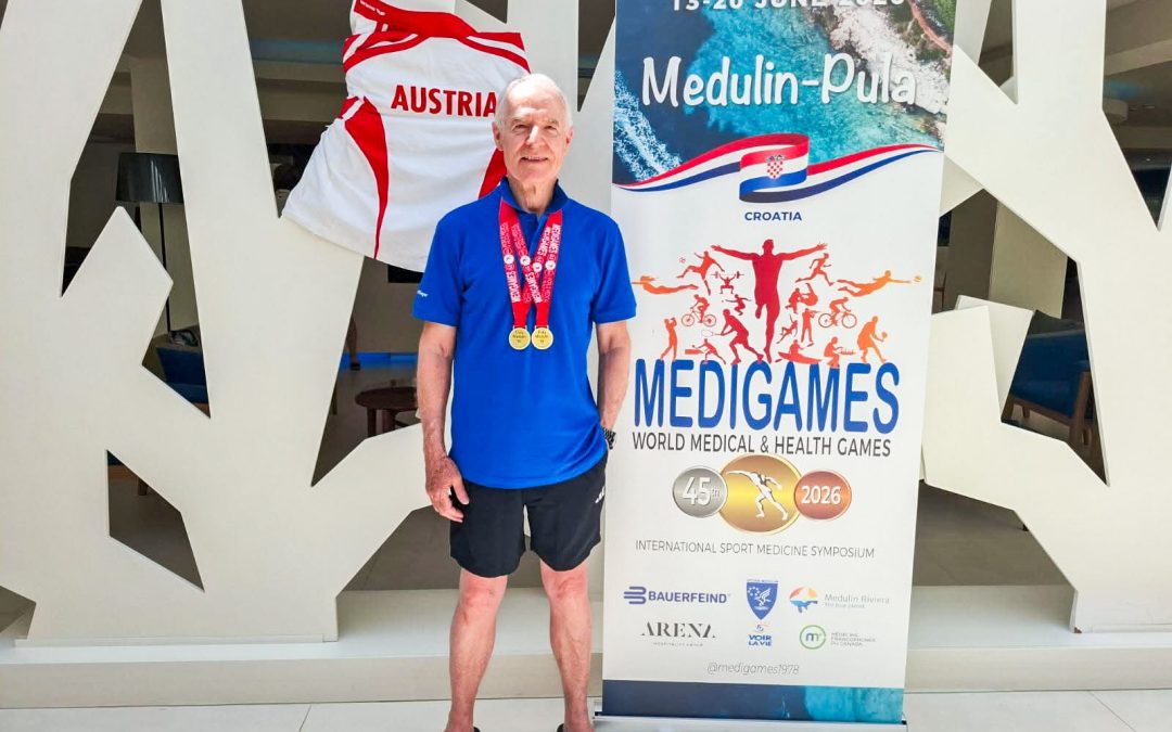 Prim. MR Dr. Herwig Edlinger ist doppelter Weltmeister
